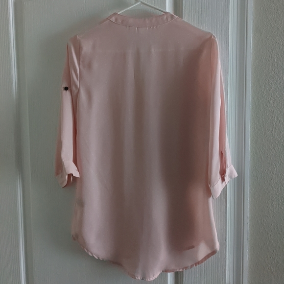 Light Pink Blouse Size Small - Picture 2 of 6